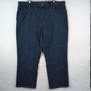 Duluth Trading Co Flex Weekender Jeans Men's 46x30 Dark Wash Stretch